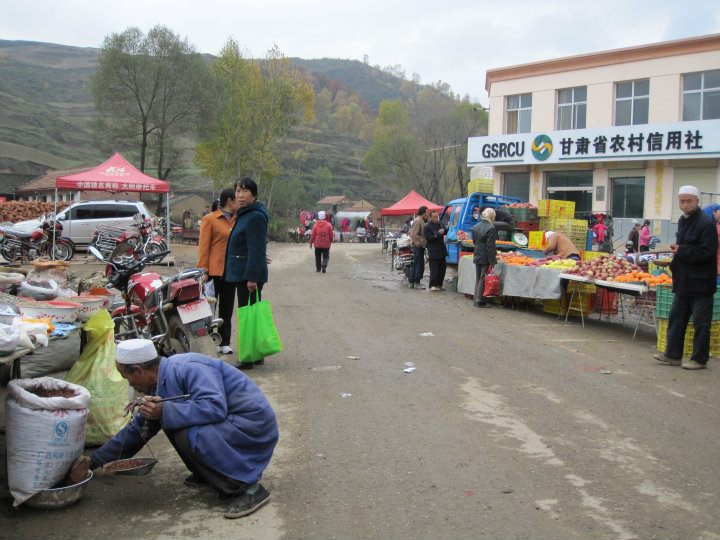 The market open weekly that villagers sell some of their crops in.
