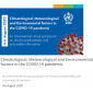 WMO Climatological, Meteorological and Environmental Factors in the COVID-19 Pandemic Symposium