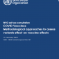WHO ad hoc consultation: COVID-19 vaccines – Methodological approaches to assess variants effect on vaccine effects
